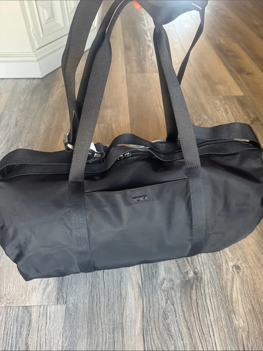 Tumi Black Men's Duffel Bag with Shoulder Strap